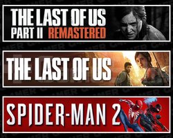 The Last Of Us Part 1 +Part 2 +Spider-Man 2