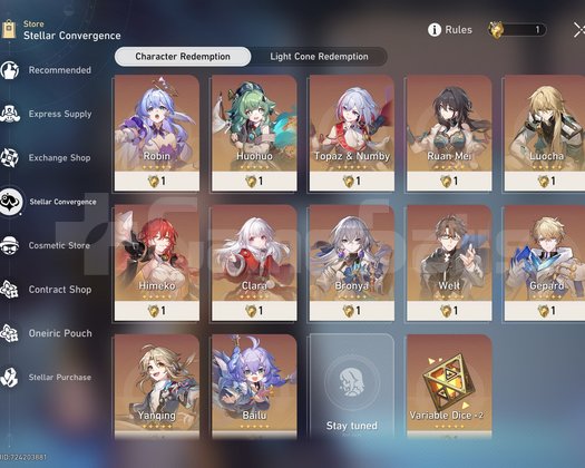 TL36 | Himeko Nova + Bronya +2 Karakter Hakkı