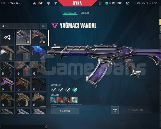 PEAK YÜCE 2 HESAP BOL SKİNLİ