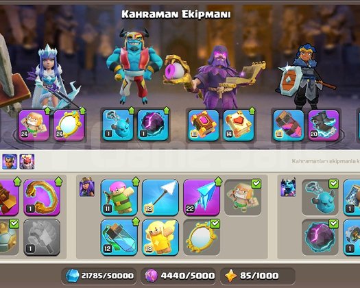 4 ARKA PLANLI + BOL KOSTUM VE EKİPMANLI + BB 17