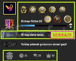 FACEİT+ 8 MADALYA 460 WİN 1268 SAAT SEÇKİN