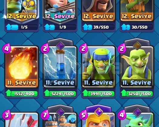 Clash Royale satılık hesap