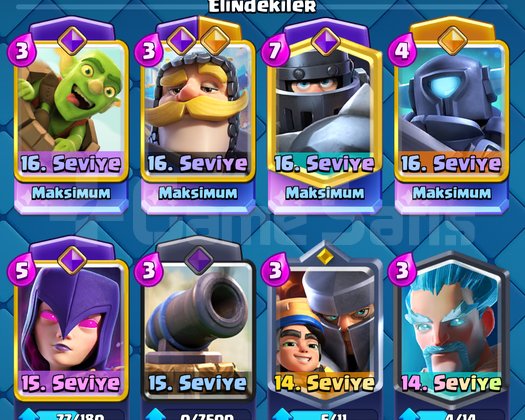 Clash Royale satılık hesap