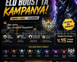 LOL BOOST İŞLEMLERİNDE BÜYÜK KAMPANYA