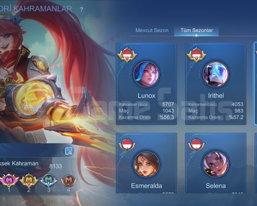 yüce görmüş all main hesapp