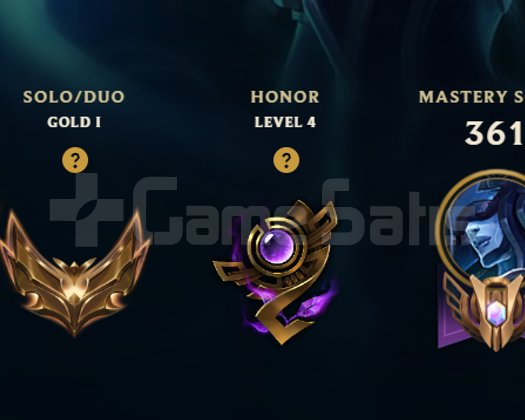 LOL EUW GOLD 1 HESAP.