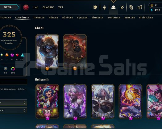 Full Champ 325 Skin Hesap