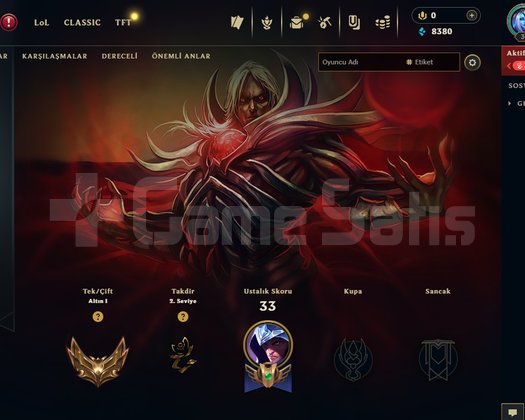 TR GOLD 1 34 SKIN +30LP GAİN