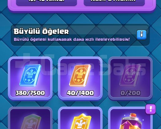 ÇOK UCUZA 15EVRİM 6KAHRAMANLI 10.5K KUPALI HESAP