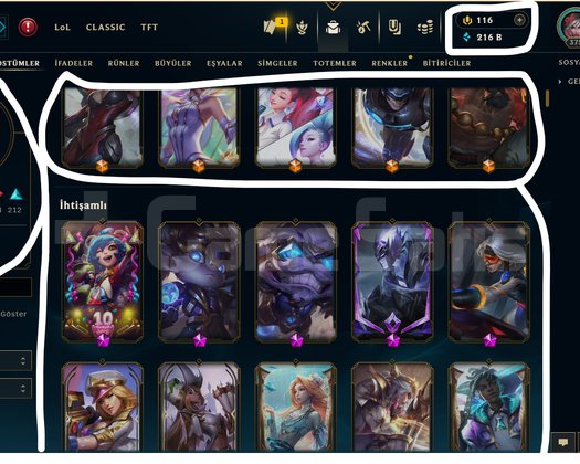 375 LEVEL / 558 SKİN / FUL HERO +MAİL +TELEFON