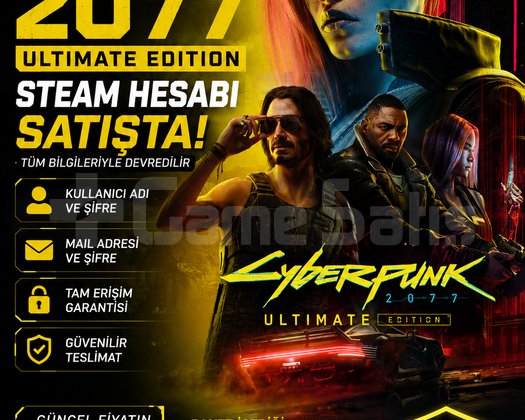 Cyberpunk 2077 Ultimate Edition Steam Hesabı