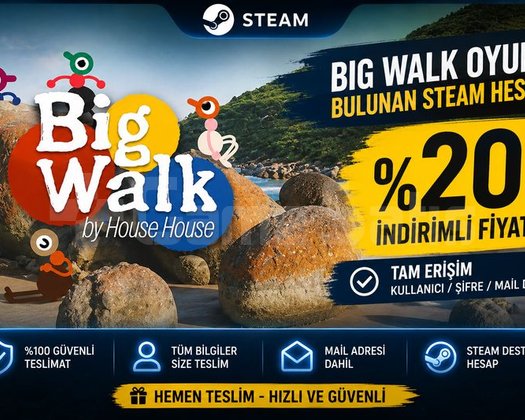 Big Walk Oyunu Bulunan Steam Hesabı | Tam Erişim