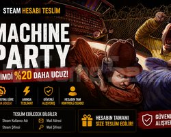 Machine Party 20 İndirimli! | Steam Hesabı Teslim