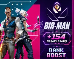 +154 BAŞARILI SATIŞ HIZLI VE GÜVENLİ BOOST İŞLEMİ!