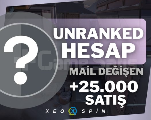 UNRANKED - MAİL DEĞİŞEN - +35,000 SATIŞ