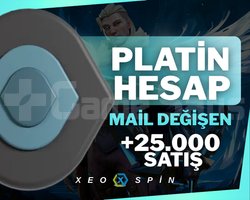 TR - PLATİN - MAİL DEĞİŞEN - +35,000 SATIŞ