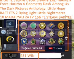 18 MADALYALI 24 LV 156 TL BAKİYELİ RAFT ETS 2 Dyin