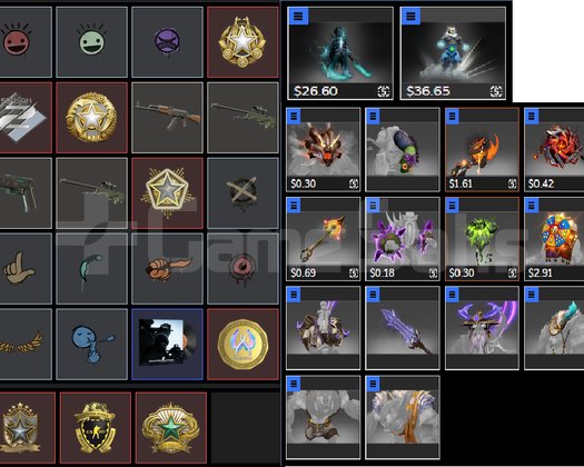 12 MADALYALI 372 TL STEAM BAKİYELİ 8.146 DOTA 2 SA