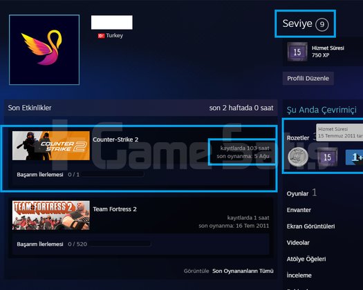 FACEİT+ 4 MADALYA 43 WİN 103 SAAT SEÇKİN