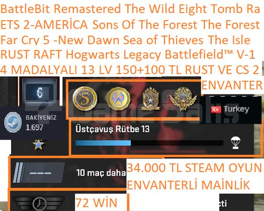 RUST RAFT Hogwarts Legacy Battlefield V-1 Far Cry