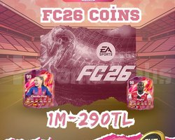 FC26 Coins - 1M/290TL VERGİ BİZDEN İNDİRİM