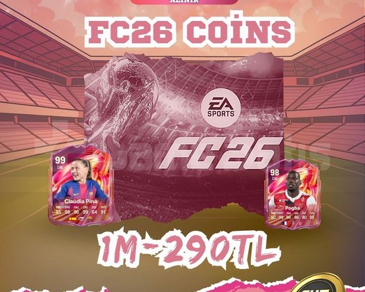 FC26 Coins - 1M/290TL VERGİ BİZDEN İNDİRİM