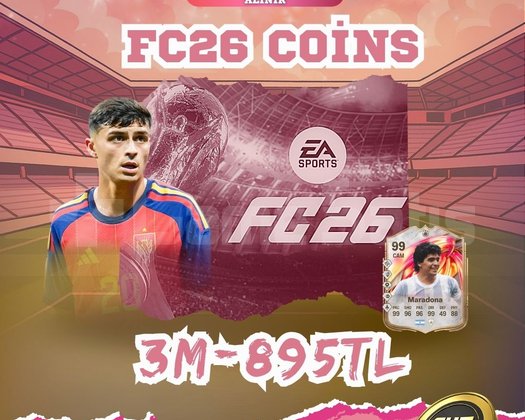 FC26 Coins - 3M/895TL SINIRLI STOK İNDİRİM