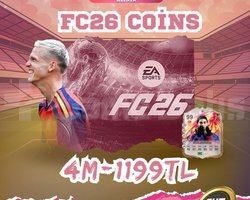 FC26 Coins - 4M/1199 TL SINIRLI STOK İNDİRİM