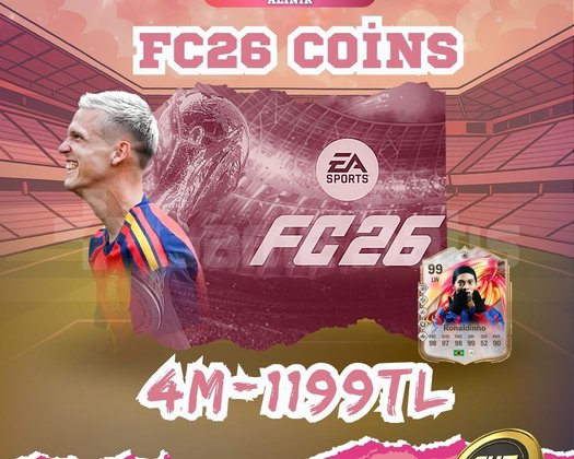 FC26 Coins - 4M/1199 TL SINIRLI STOK İNDİRİM