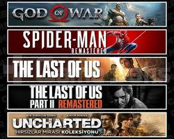 GOW +Spider 1 +TLOU1 +2 +Uncharted