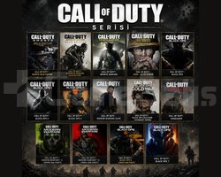 Call of Duty Serisi 14 Oyun PS5 + Garanti
