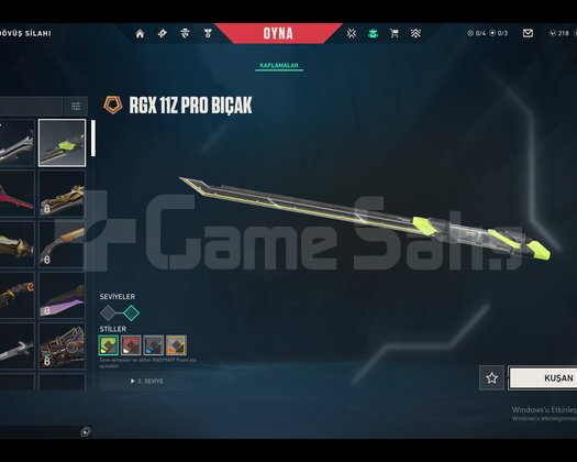RGX KATANA YÜCE 2 PEAK YÜCE ELO