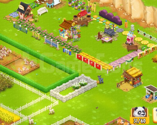 Hayday 63. Seviye hesap herşeyi yapılmış