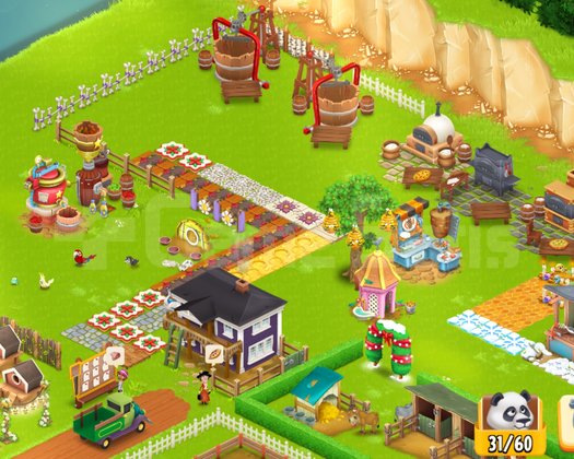 Hayday 63. Seviye hesap herşeyi yapılmış