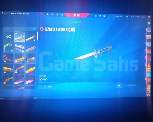 5+vandal3+bıçaklı bol skinli dia hesap
