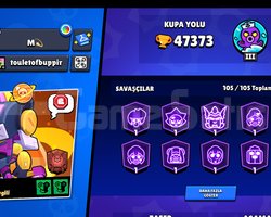 BRAWL STARS 47K 300+ KOSTÜMLÜ HESAB