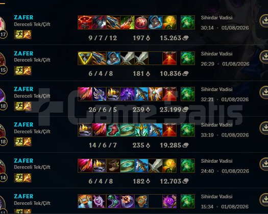LOL TR/EUW UYGUN HIZLI ELO BOOST