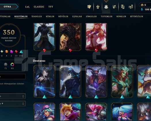 306 LEVEL / 350 SKİN / FUL HERO +MAİL +16K SATIŞ