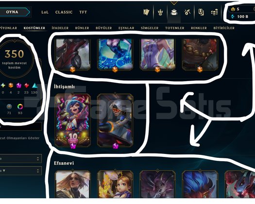 306 LEVEL / 350 SKİN / FUL HERO +MAİL +16K SATIŞ