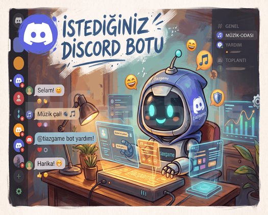 İstediğiniz Discord Botu