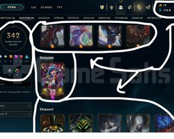 458 LEVEL / 342 SKİN / FUL HERO +MAİL +16K SATIŞ