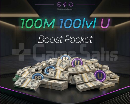 Gta Online 100M + 100lvl + Unlock Paket