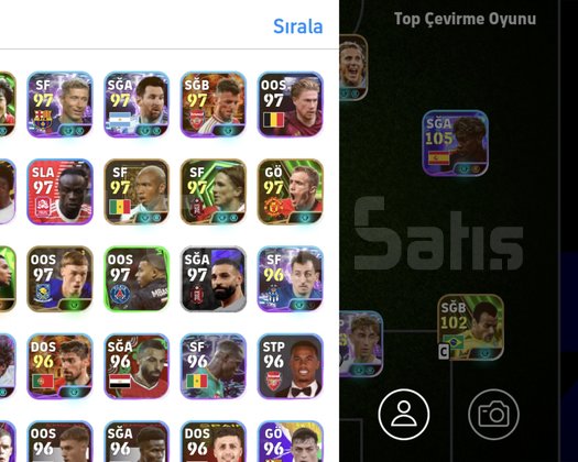 ACİK SATILIK 105 MESSİ 105 LAMİNE YAMAL 104 DİEGO