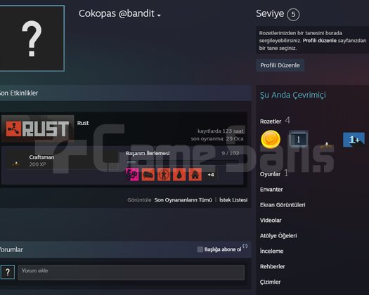 Uygun Fiyatlı Rust Hesabı