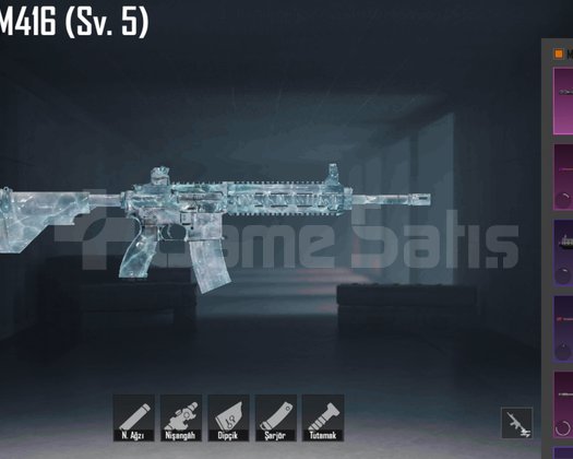 Pubg Mobile emek hesabı buz m4 sv 5