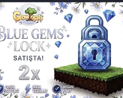 2x BLUE GEMS LOCK!