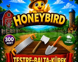 300 Adet Karışık TESTERE-BALTA-KÜREK