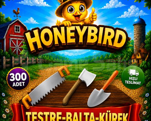 300 Adet Karışık TESTERE-BALTA-KÜREK