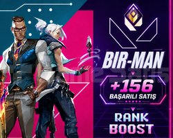 +156 BAŞARILI SATIŞ HIZLI VE GÜVENLİ BOOST İŞLEMİ!