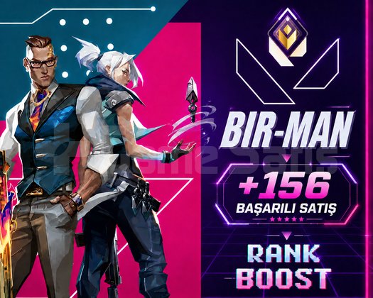 +156 BAŞARILI SATIŞ HIZLI VE GÜVENLİ BOOST İŞLEMİ!
